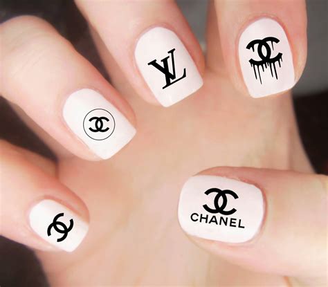 chanel nagel|chanel nail stickers.